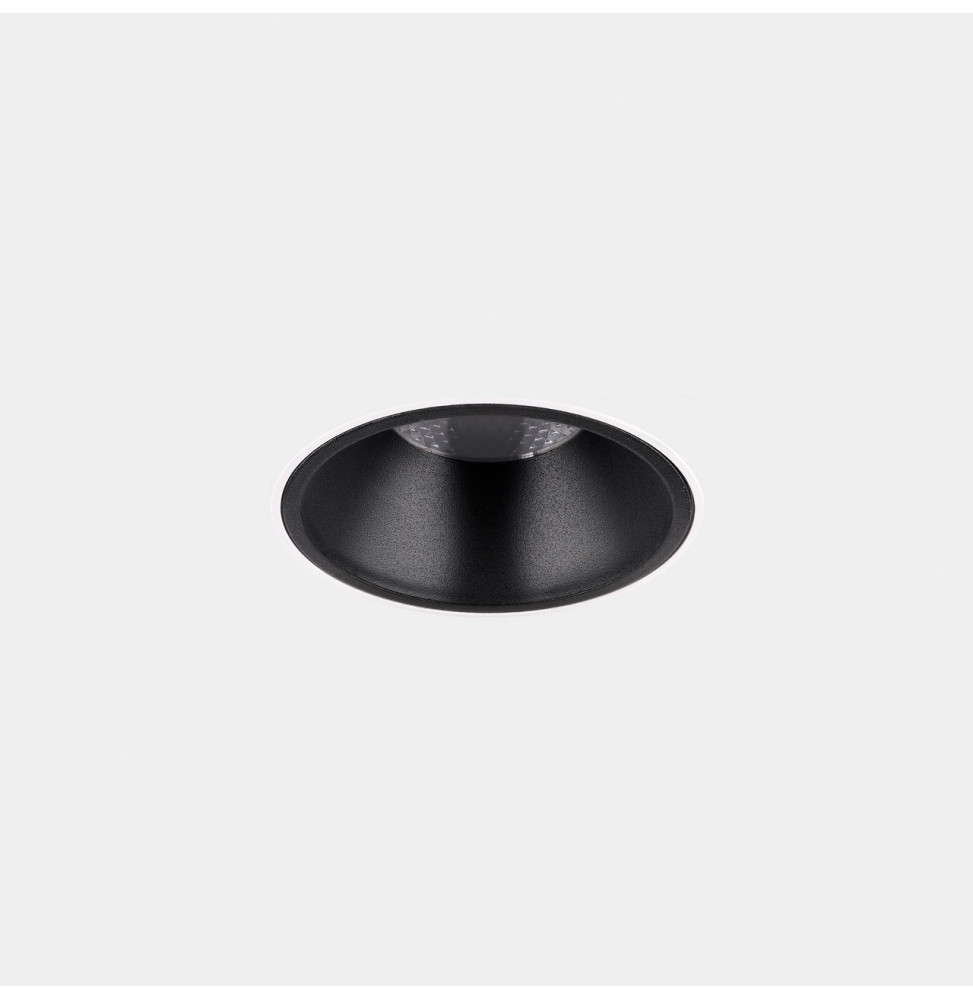 LedsC4 - Downlight Play Deco Symmetrical Round Fixed Trimless 10.5 3000K CRI 90 7.7° PHASE CUT Sin marco/negro IN IP20 / OUT IP5