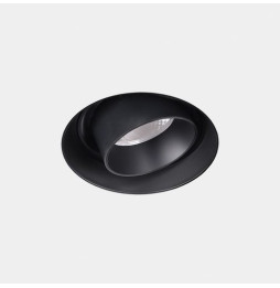 LedsC4 - Downlight Play Snoot Round Adjustable Trimless 10.5 4000K CRI 90 7.5° ON-OFF negro IN IP20 / OUT IP23 557lm