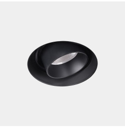 LedsC4 - Downlight Play Snoot Round Adjustable Trimless 10.5 4000K CRI 90 7.5° DALI-2/PUSH negro IN IP20 / OUT IP23 557lm