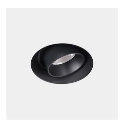 LedsC4 - Downlight Play Snoot Round Adjustable Trimless 10.5 4000K CRI 90 7.5° DALI-2/PUSH negro IN IP20 / OUT IP23 557lm