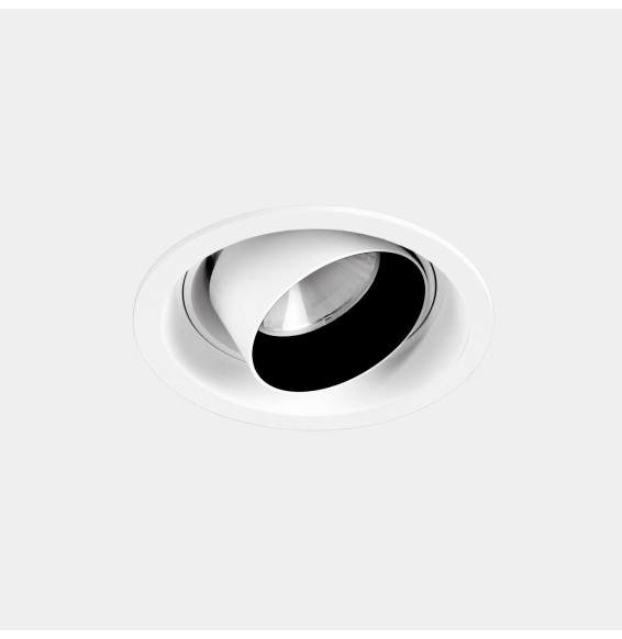 LedsC4 - Downlight Play Snoot Round Adjustable 10.5 3000K CRI 90 7.5° ON-OFF blanco IN IP20 / OUT IP23 521lm