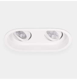 LedsC4 - Downlight Play Deco Double 8.5 3000K CRI 90 7.7° blanco IN IP20 / OUT IP54 537lm