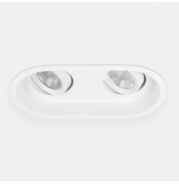 LedsC4 - Downlight Play Deco Double 8.5 3000K CRI 90 7.7° blanco IN IP20 / OUT IP54 537lm