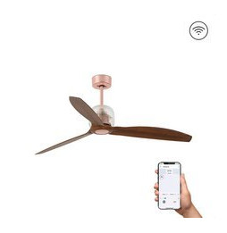 FARO - Ventilador DECO FAN 1280mm cobre 3 palas S/R