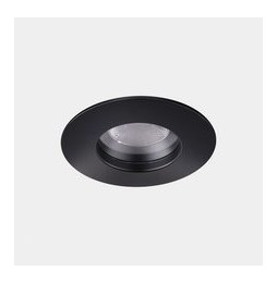 LedsC4 - Downlight Play IP65 Round Fixed 10.5 2700K CRI 90 8° ON-OFF negro IN IP20 / OUT IP65 511lm