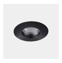 LedsC4 - Downlight Play IP65 Round Fixed 10.5 3000K CRI 90 8° ON-OFF negro IN IP20 / OUT IP65 549lm
