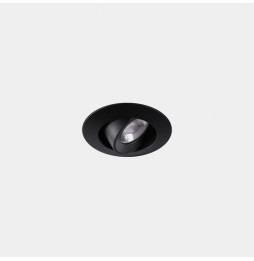 LedsC4 - Downlight Play Flat Mini Round Adjustable 4.4 4000K CRI 80 28.2° DALI-2 negro IN IP20 / OUT IP23 346lm
