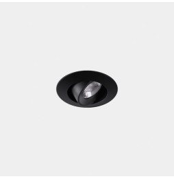 LedsC4 - Downlight Play Flat Mini Round Adjustable 4.4 3000K CRI 80 46.8° DALI-2 negro IN IP20 / OUT IP23 322lm