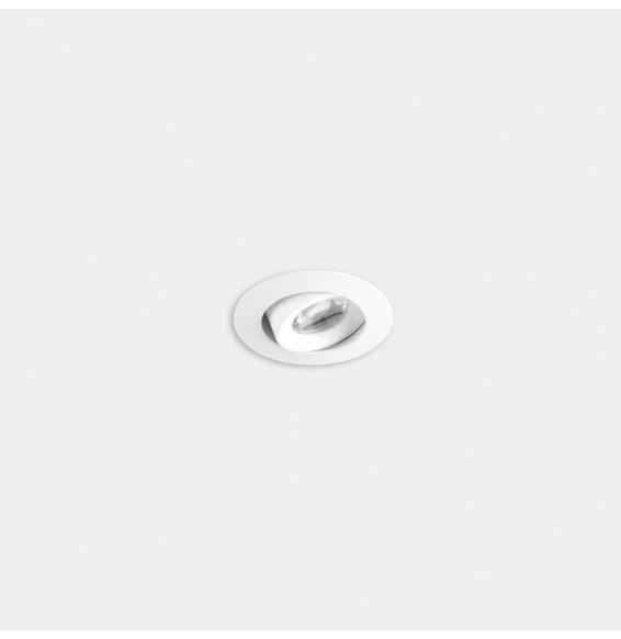 LedsC4 - Downlight Play Flat Mini Round Adjustable 4.4 3000K CRI 80 47.2° DALI-2 blanco IN IP20 / OUT IP23 333lm