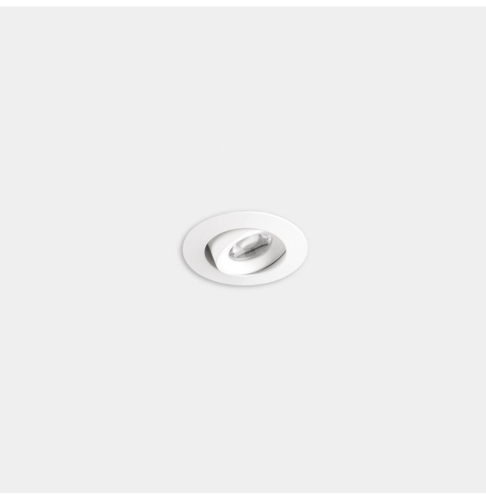LedsC4 - Downlight Play Flat Mini Round Adjustable 2.9 4000K CRI 80 7.2° DALI-2 blanco IN IP20 / OUT IP23 116lm