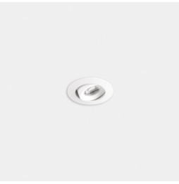LedsC4 - Downlight Play Flat Mini Round Adjustable 2.9 4000K CRI 80 7.2° DALI-2 blanco IN IP20 / OUT IP23 116lm