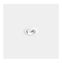 LedsC4 - Downlight Play Flat Mini Round Adjustable 2.9 3000K CRI 80 7.2° DALI-2 blanco IN IP20 / OUT IP23 116lm
