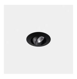 LedsC4 - Downlight Play Flat Mini Round Adjustable 2.9 2700K CRI 80 7.2° DALI-2 negro IN IP20 / OUT IP23 116lm