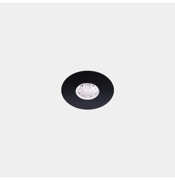 LedsC4 - Downlight Play Flat Mini Round Fixed 4.4 3000K CRI 80 28.3° DALI-2 negro IN IP20 / OUT IP54 347lm