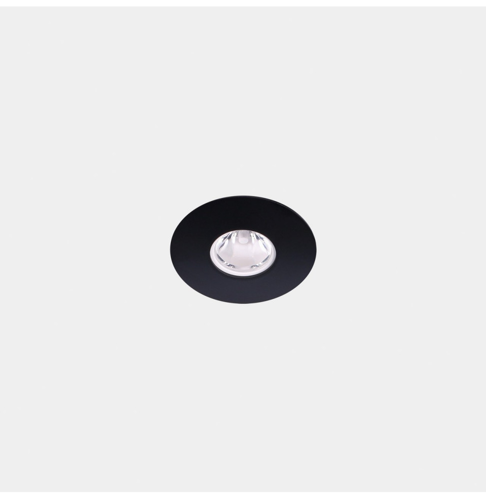 LedsC4 - Downlight Play Flat Mini Round Fixed 4.4 2700K CRI 80 28.2° DALI-2 negro IN IP20 / OUT IP54 347lm