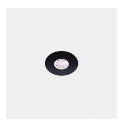 LedsC4 - Downlight Play Flat Mini Round Fixed 4.4 3000K CRI 80 47.6° DALI-2 negro IN IP20 / OUT IP54 322lm