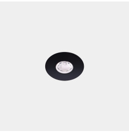 LedsC4 - Downlight Play Flat Mini Round Fixed 2.9 4000K CRI 80 7.2° DALI-2 negro IN IP20 / OUT IP54 116lm