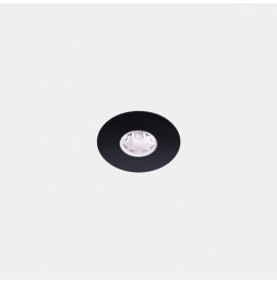 LedsC4 - Downlight Play Flat Mini Round Fixed 4.4 2700K CRI 80 46.7° DALI-2 negro IN IP20 / OUT IP54 333lm