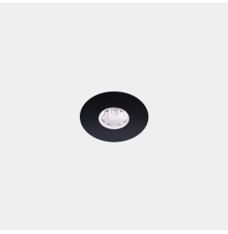 LedsC4 - Downlight Play Flat Mini Round Fixed 2.9 3000K CRI 80 7.2° DALI-2 negro IN IP20 / OUT IP54 116lm