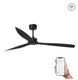 FARO - Ventilador JUST FAN XL diámetro 1780mm negro palas negras S/R