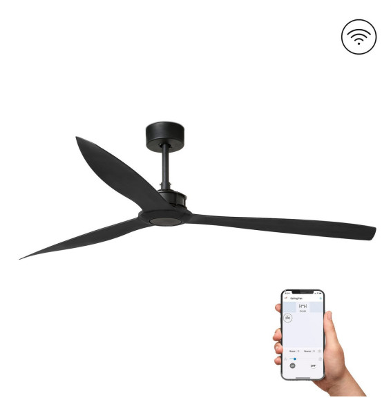FARO - Ventilador JUST FAN XL diámetro 1780mm negro palas negras S/R