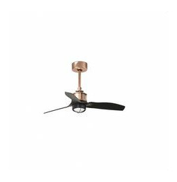 FARO - Ventilador JUST FAN XS diámetro 810mm cobre 3 palas negras 17W 3000K