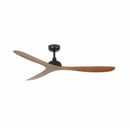 FARO - Ventilador GOTLAND diámetro 1320mm negro 3 palas madera