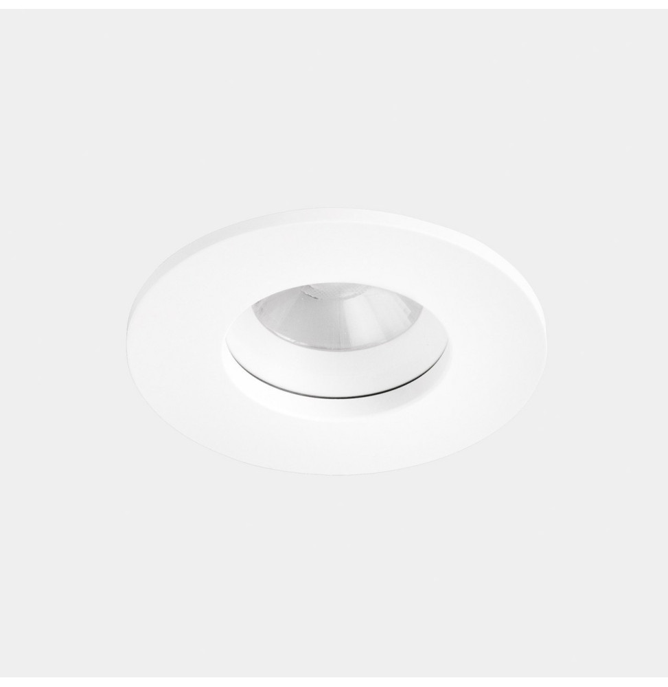 LedsC4 - Downlight Play IP65 Round Fixed 10.5 2700K CRI 90 8° ON-OFF blanco IN IP20 / OUT IP65 511lm LedsC4 - Downlight Play IP65 Round Fixed 10.5 2700K CRI 90 8° ON-OFF blanco IN IP20 / OUT IP65 511lm