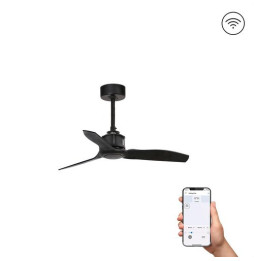 FARO - Ventilador JUST FAN XS diámetro 810mm negro palas negras S/R