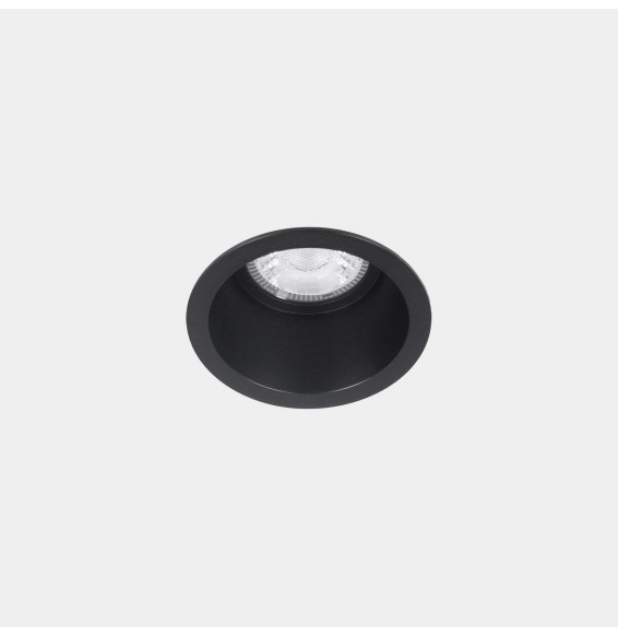LedsC4 - Downlight Lite diámetro 75mm 8.4 4000K CRI 80 32.2° PHASE CUT negro IN IP20 / OUT IP54 678lm