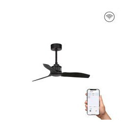 FARO - Ventilador JUST FAN XS diámetro 810mm negro palas negras S/R