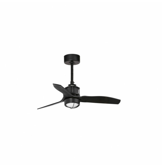 FARO - Ventilador JUST FAN XS diámetro 810mm negro palas negras 17W 3000K