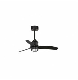 FARO - Ventilador JUST FAN XS diámetro 810mm negro palas negras 17W 3000K