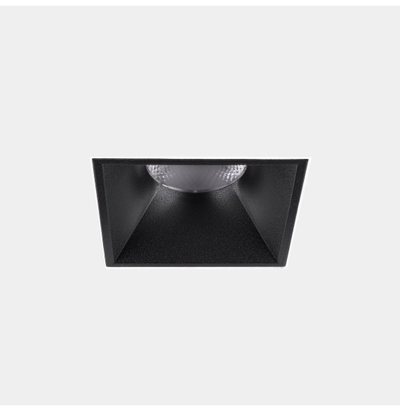 LedsC4 - Downlight Play Deco Symmetrical Square Fixed Trimless 10.5 4000K CRI 90 7.7° DALI-2/PUSH Sin marco/negro IN IP20 / OUT 