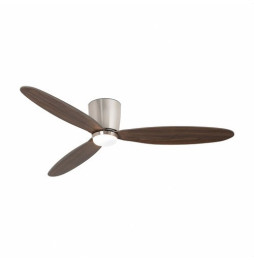 FARO - Ventilador NIAS 1320mm 3 palas 15W 3000K níquel mate