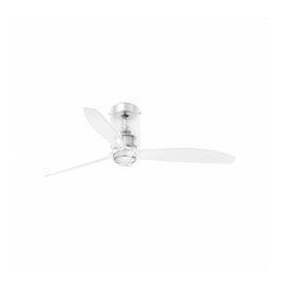 FARO - Ventilador mini TUBE FAN 1280mm cristal 3 palas 17W 3000K