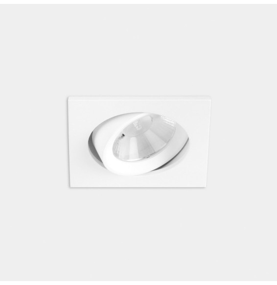 LedsC4 - Downlight Play Flat Square Adjustable 10.5 3000K CRI 90 8° ON-OFF blanco IN IP20 / OUT IP23 549lm