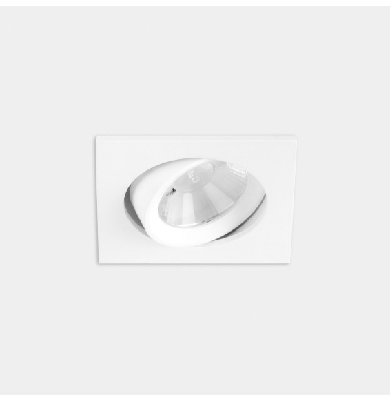 LedsC4 - Downlight Play Flat Square Adjustable 10.5 3000K CRI 90 8° DALI-2/PUSH negro IN IP20 / OUT IP23 549lm