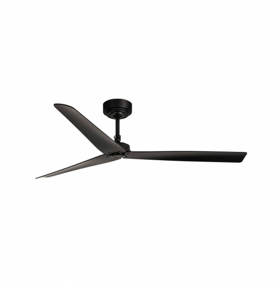FARO - Ventilador MILOS diámetro 1320mm negro 3 palas plywood