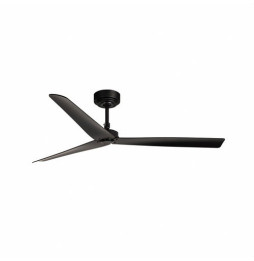FARO - Ventilador MILOS diámetro 1320mm negro 3 palas plywood