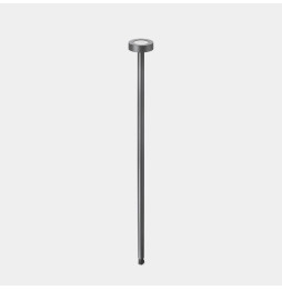 LedsC4 - Farola IP66 Orbit 2,3m cubierta de orificio grande LED 24 SW 2700-3200-4000K ON-OFF gris 1672lm