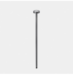 LedsC4 - Farola IP66 Orbit 2,3m cubierta de orificio grande LED 24 SW 2700-3200-4000K ON-OFF gris 1672lm