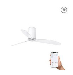FARO - Ventilador mini TUBE FAN 1280mm blanco brillo 3 palas S/R