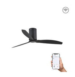 FARO - Ventilador mini TUBE FAN 1280mm negro mate 3 palas negras S/R