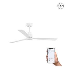 FARO - Ventilador NASSAU 1280mm 3 palas S/R blanco