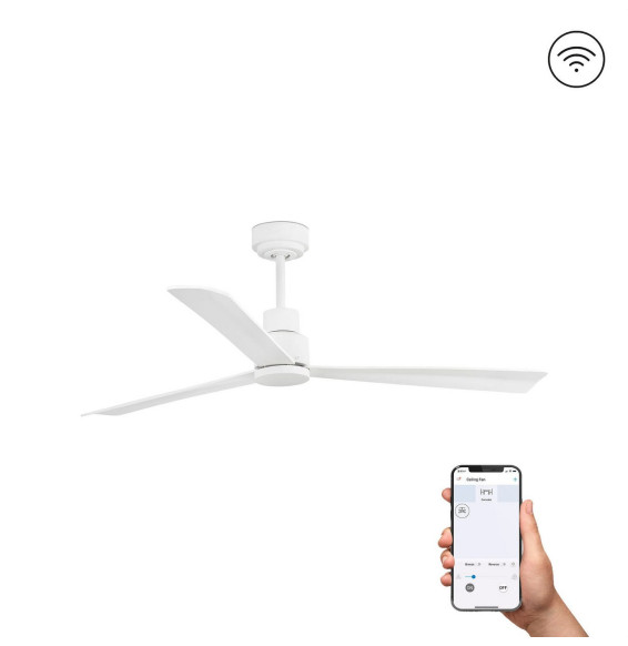FARO - Ventilador NASSAU 1280mm 3 palas S/R blanco
