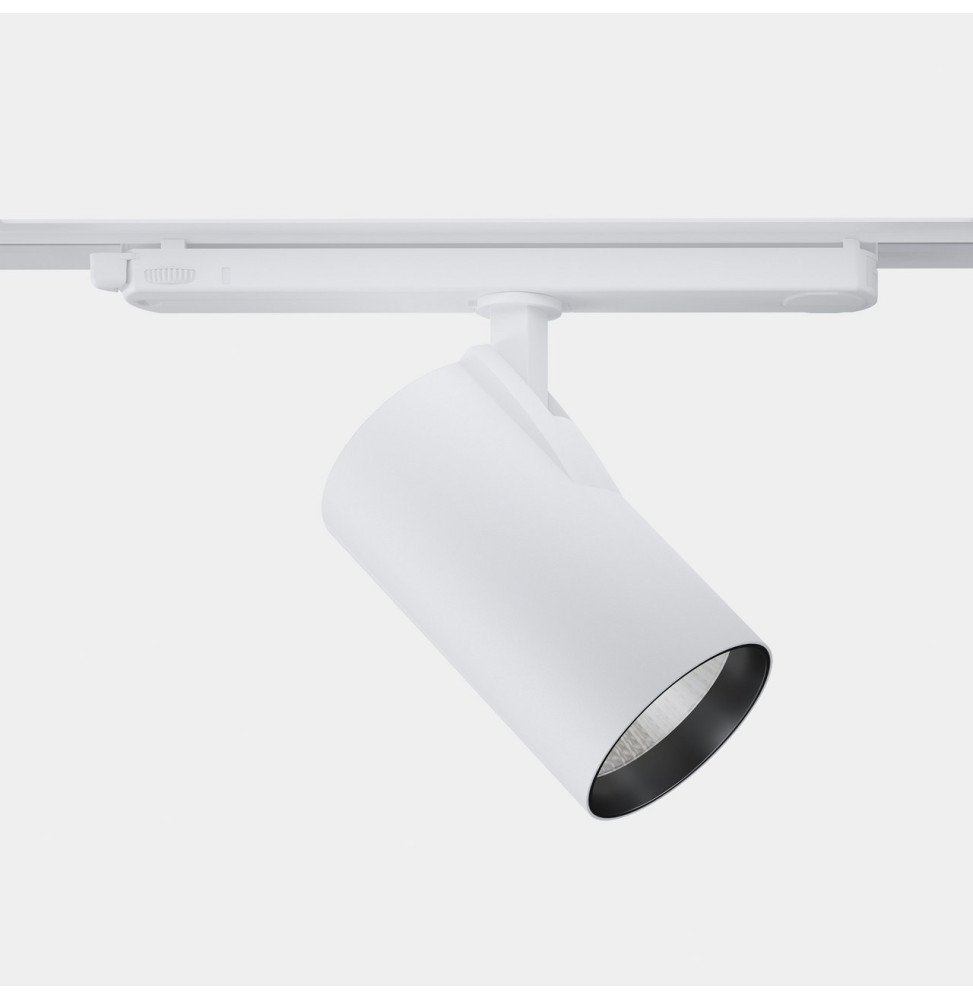 LedsC4 - Proyector Strom diámetro 80 34 4000K CRI 90 23.6° DALI-2 blanco texturizado 3500lm LedsC4 - Proyector Strom diámetro 80 34 4000K CRI 90 23.6° DALI-2 blanco texturizado 3500lm