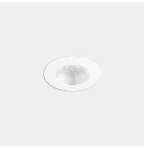 LedsC4 - Downlight Play Flat Round Fixed 10.5 2700K CRI 90 8° ON-OFF blanco IN IP20 / OUT IP54 511lm