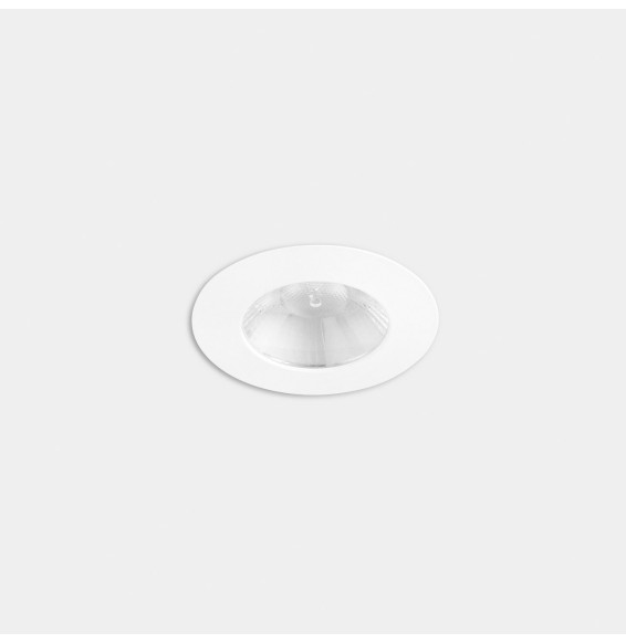 LedsC4 - Downlight Play Flat Round Fixed 10.5 2700K CRI 90 8° DALI-2/PUSH blanco IN IP20 / OUT IP54 511lm