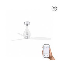 FARO - Ventilador mini ETERFAN 1280mm cristal 3 palas S/R